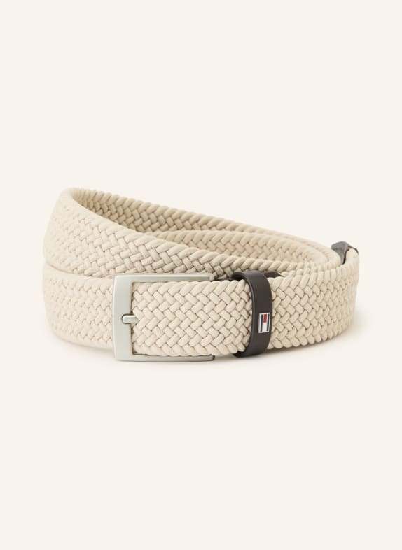 TOMMY HILFIGER Belt ADAN CREAM / DARK BROWN