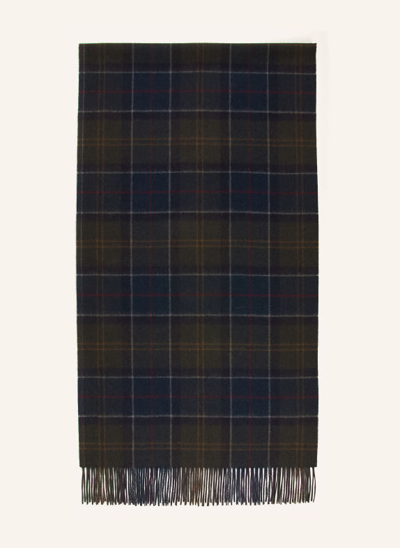 Barbour Halsduk HAILES MÖRKGRÖN / MÖRKRÖD / MÖRKBLÅ