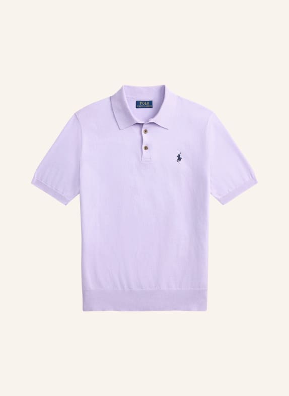 POLO RALPH LAUREN Strick-Poloshirt HELLLILA