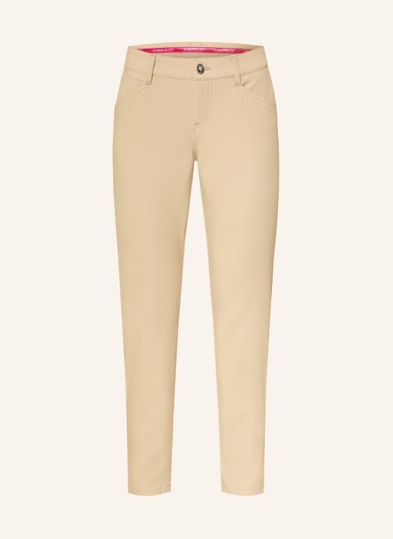 ALBERTO Golfové kalhoty MONA – FX4 DRY COOLER® BÉŽOVÁ