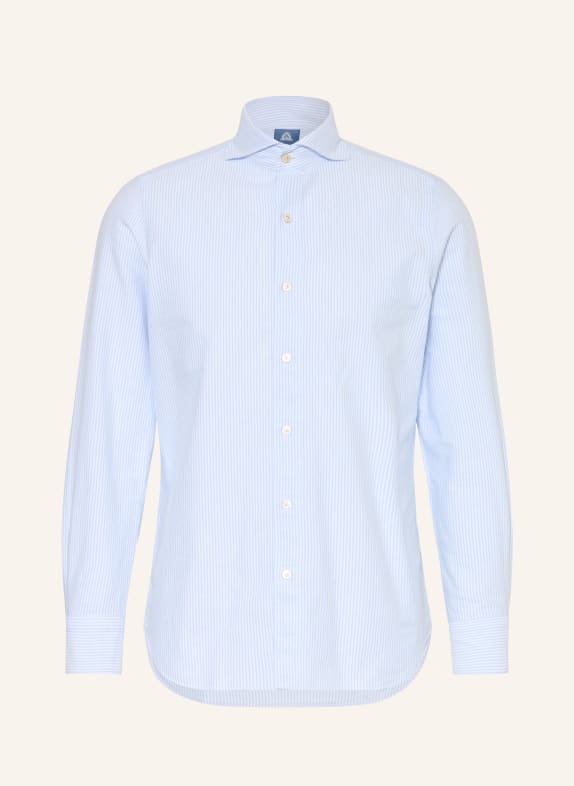 FINAMORE 1925 SERGIO TOKYO Oxford Shirt, Regular Fit LIGHT BLUE / WHITE