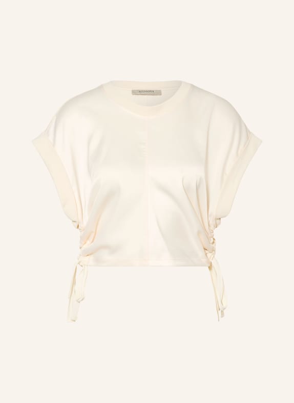 ALLSAINTS T-Shirt MIRA im Materialmix CREME