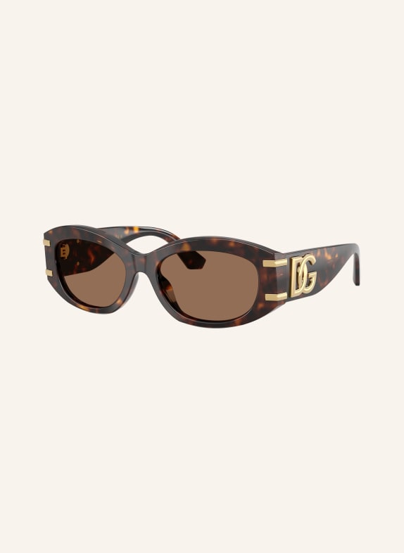 DOLCE & GABBANA Sonnenbrille DG4502 HAVANA/ DUNKELBRAUN