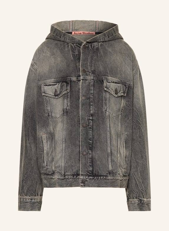Acne Studios Oversized-Jeansjacke WASHED BLACK