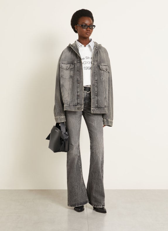 Acne Studios Oversized-Jeansjacke WASHED BLACK