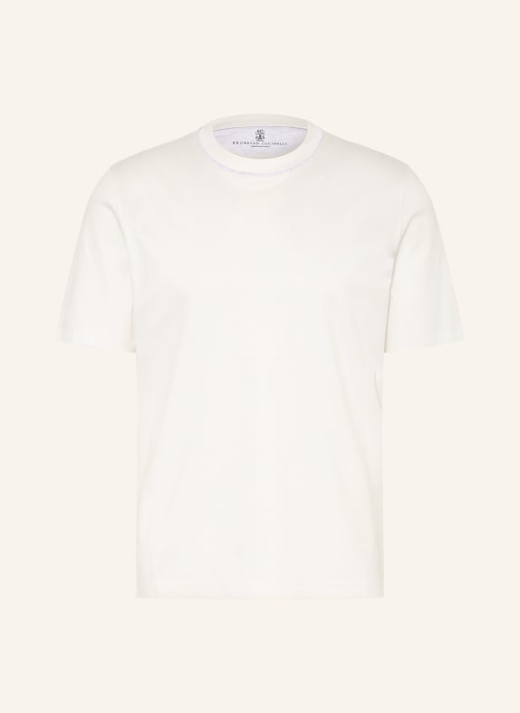 BRUNELLO CUCINELLI Tričko KRÉMOVÁ