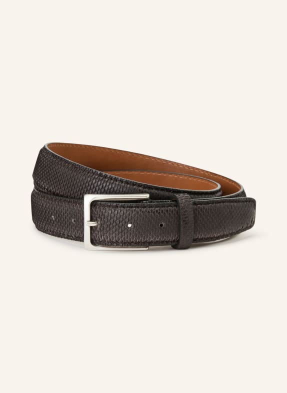 Reptile's House Belt BLIND DARK BROWN