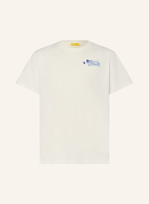 Off-White T-Shirt CREME / BLAU