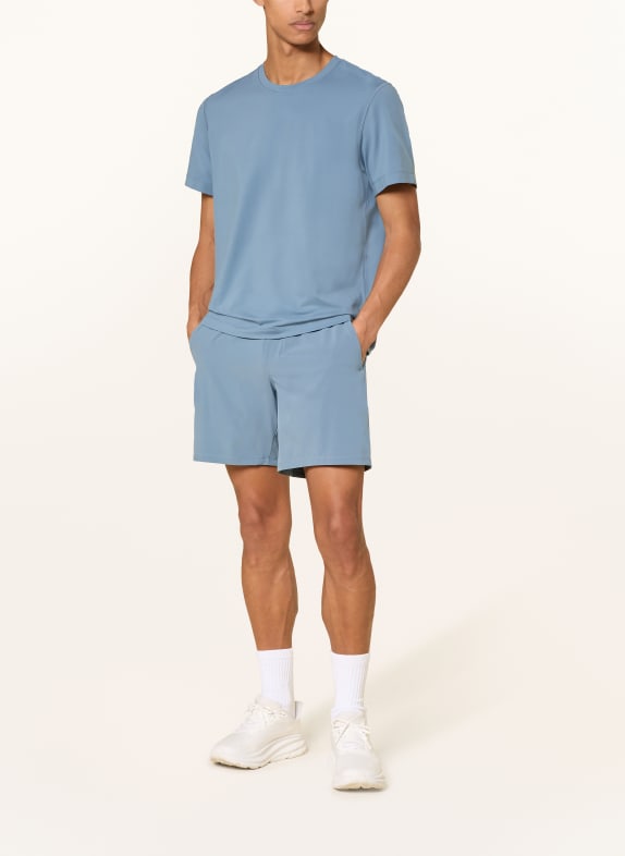 lululemon 2-in-1 hardloopshort PACE BREAKER BLAUW