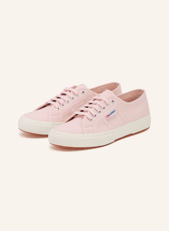 SUPERGA Sneakersy 2750 COTU CLASSIC SVĚTLE RŮŽOVÁ / STŘÍBRNÁ
