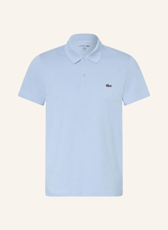 LACOSTE Knitted polo shirt regular fit LIGHT BLUE
