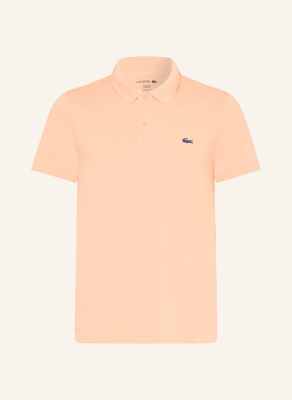 LACOSTE Strick-Poloshirt Regular Fit HELLROT