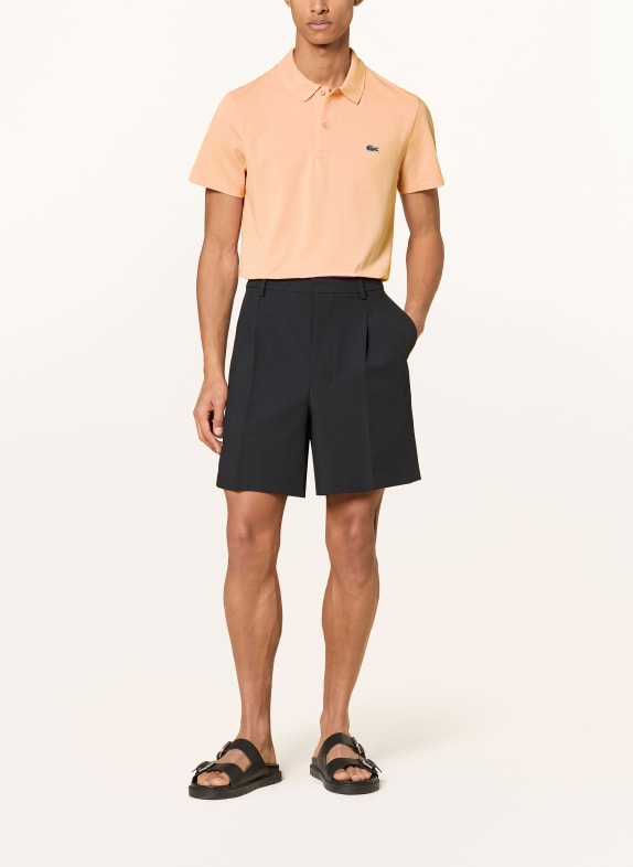 LACOSTE Strikket poloshirt, regular fit LYSERØD