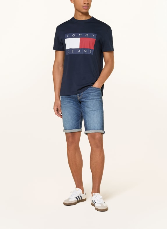 TOMMY JEANS T-shirt DONKERBLAUW / ROOD / WIT