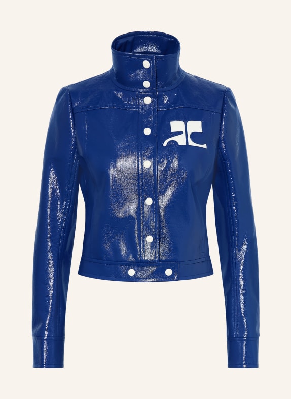Courrèges Cropped-Jacke BLAU