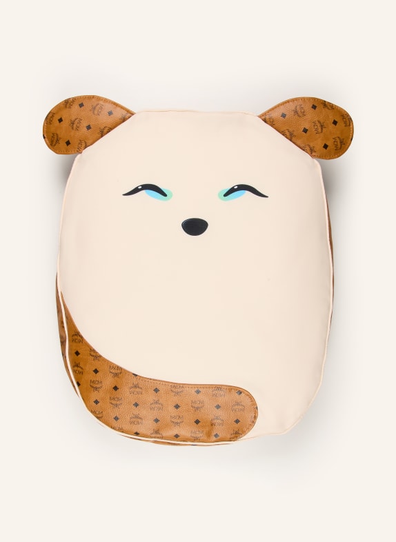 MCM bean bag COGNAC / CREAM / BLACK