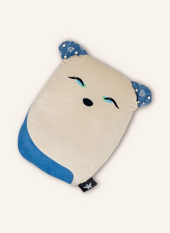 MCM Animal Pillow MINI BLUE / WHITE / BLACK