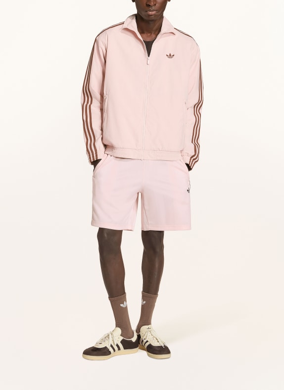 adidas Originals Korte broek 3-STRIPES LOOSE ENGINEERED ROSÉ / ZWART