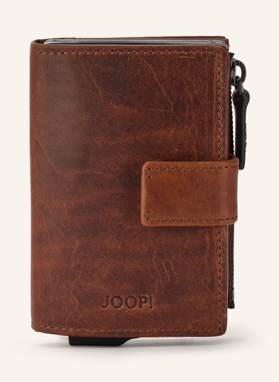 JOOP! Kartenetui CERRATANO C-FOUR E-CAGE BRAUN