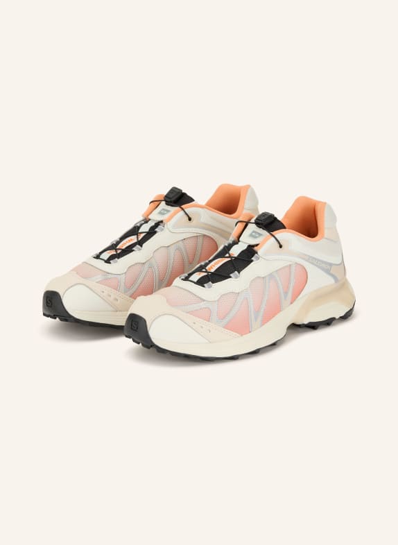 SALOMON Baskets XT-WHISPER BLANC / ARGENT / ORANGE CLAIR