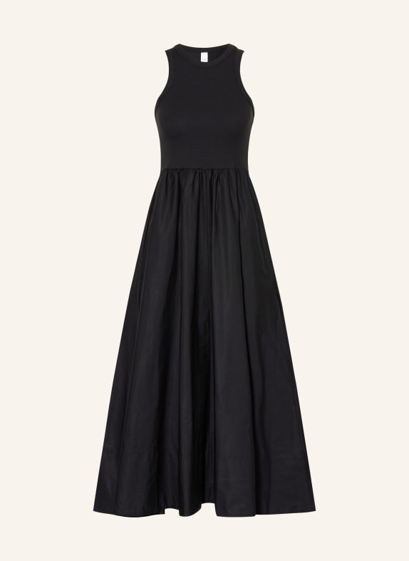 Y.A.S. Mixed-fabric dress BLACK