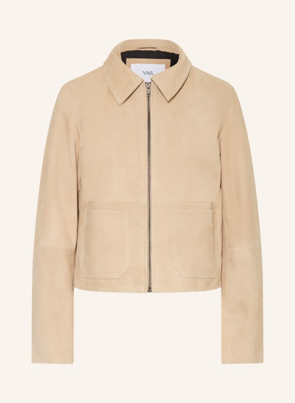 Y.A.S. Leren jas LICHTBRUIN