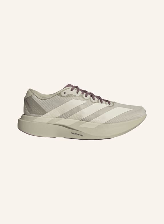 adidas Laufschuhe ADIZERO EVO SL WOVEN HK BEIGE / CREME / LILA