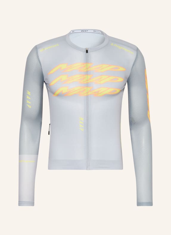 MAAP Radrikot PULSE PRO AIR JERSEY 3.0 GRAU / ORANGE / NEONGELB