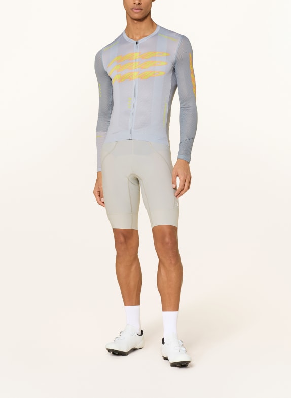 MAAP Radrikot PULSE PRO AIR JERSEY 3.0 GRAY / ORANGE / NEON YELLOW