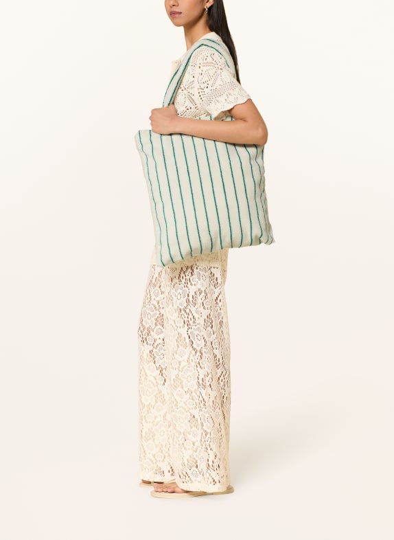 BONGUSTA Shopper NARAM ECRU / GROEN