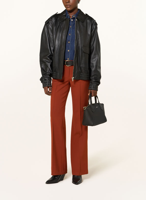 CAMBIO Pantalon FARAH ORANGE FONCÉ