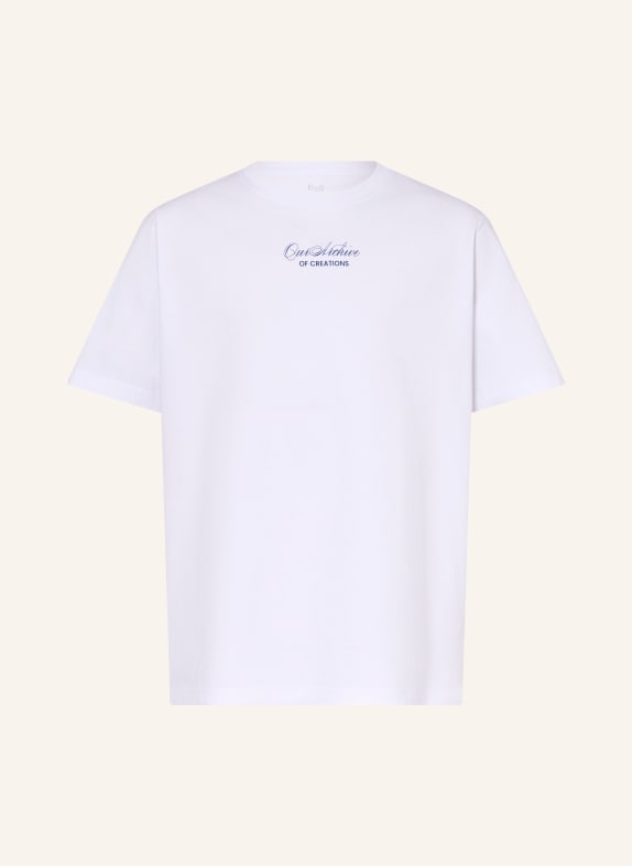 JACK&JONES Koszulka BIAŁY / GRANATOWY / NIEBIESKI