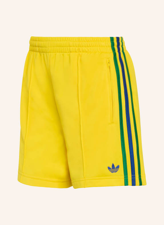 adidas Originals Šortky FIREBIRD ŽLUTÁ / ZELENÁ / MODRÁ