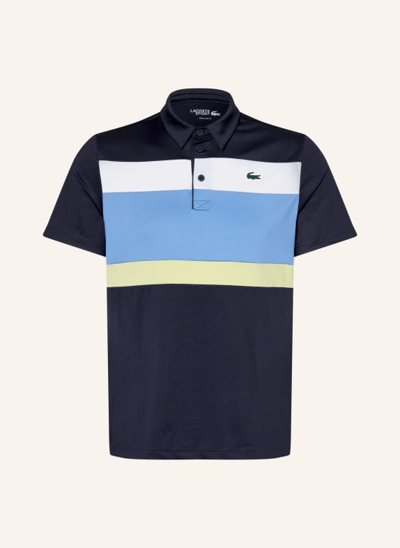 LACOSTE Polo fonctionnel BLEU FONCÉ / VERT CLAIR / BLANC