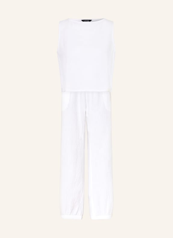 LAUREN RALPH LAUREN Set: Top and wide-leg pants WHITE