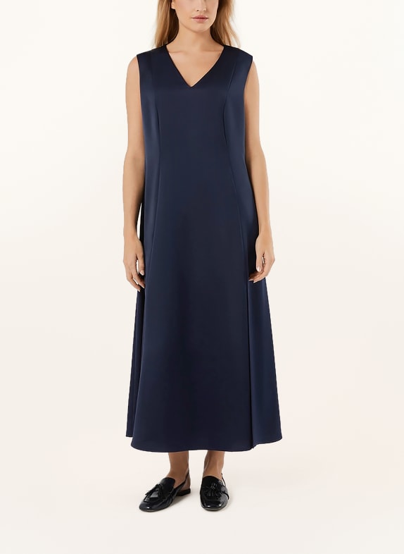 PERSONA MARINA RINALDI Robe en satin PMRGESTRO BLEU FONCÉ