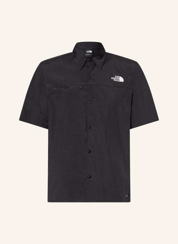 THE NORTH FACE Outdoor-Hemd PACKABLE SHORT SLEEVE SCHWARZ