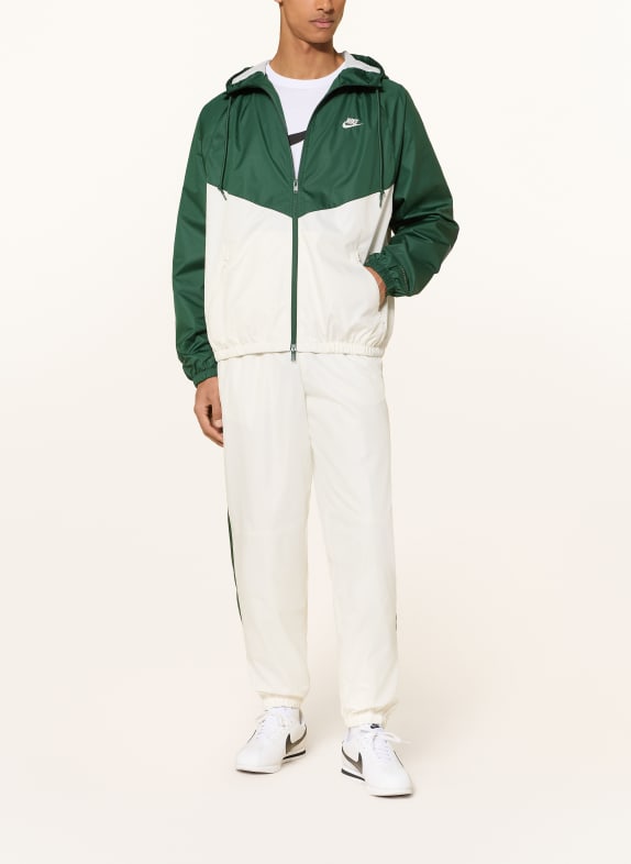 Nike Functioneel jack WINDRUNNER DONKERGROEN / WIT
