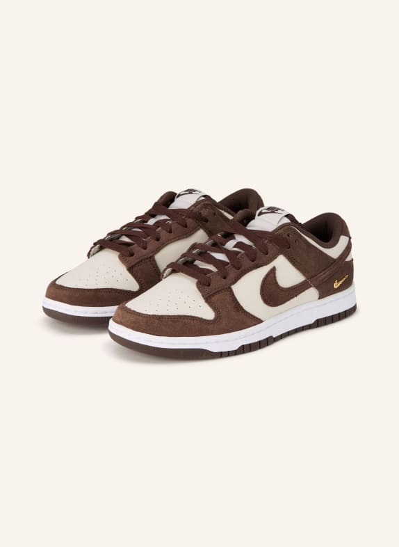 Nike DUNK LOW Sneakers BROWN / GOLD / BEIGE