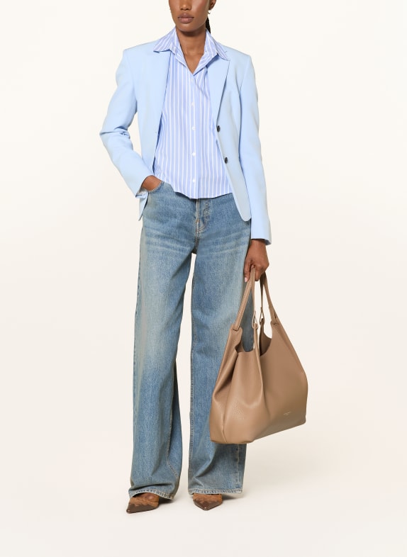 GIANNI CHIARINI DUA XL shopper with pouch CAMEL