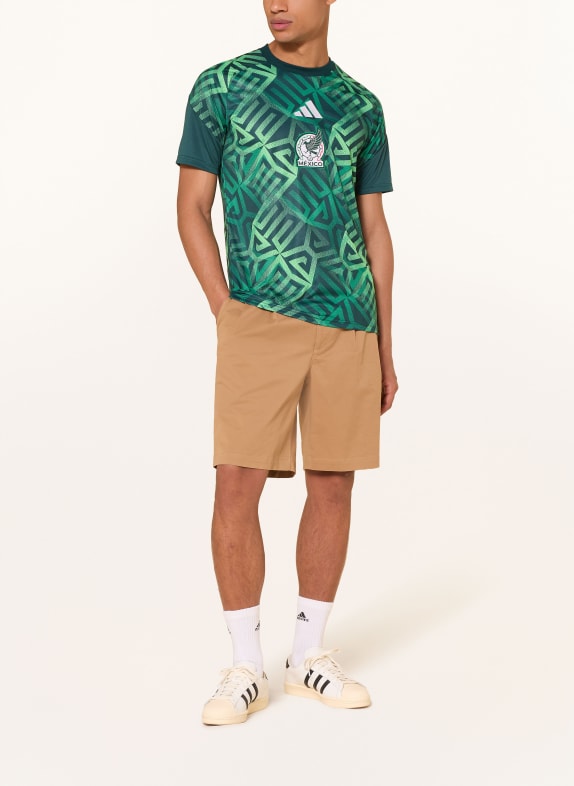 adidas Opwarmtrui MEXICO 26 THUIS GROEN / DONKERGROEN / WIT
