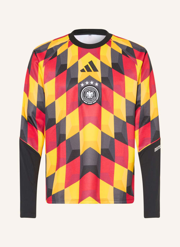 adidas Germany 2026 Home Warm-up Jersey BLACK / RED / YELLOW