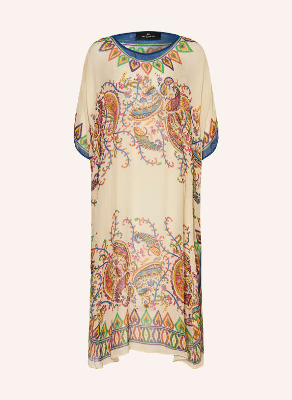 ETRO Robe de plage CRÈME / VERT / BLEU FONCÉ