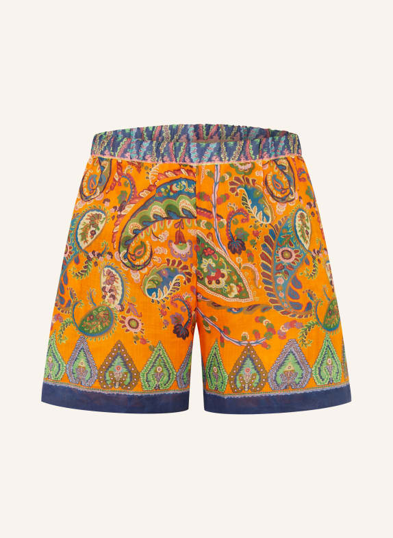 ETRO Shorts ORANGE / GRÜN / DUNKELBLAU