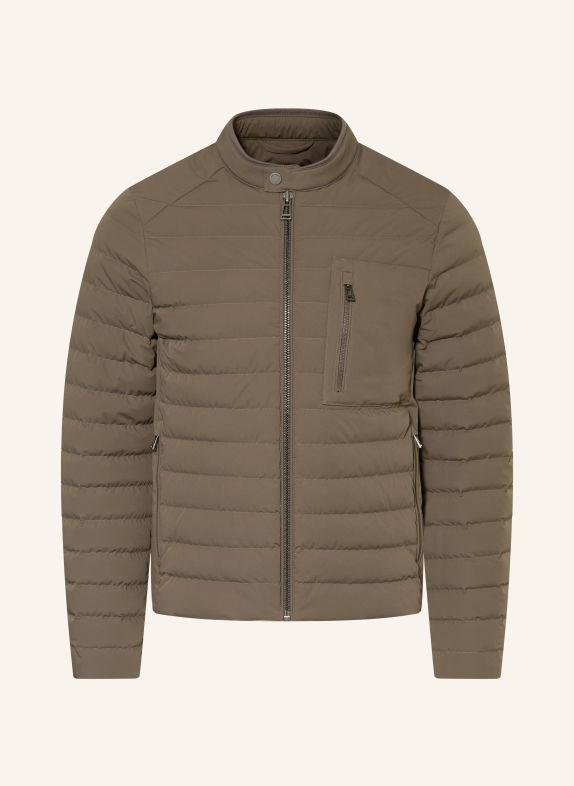 BELSTAFF CHASSIS down jacket KHAKI