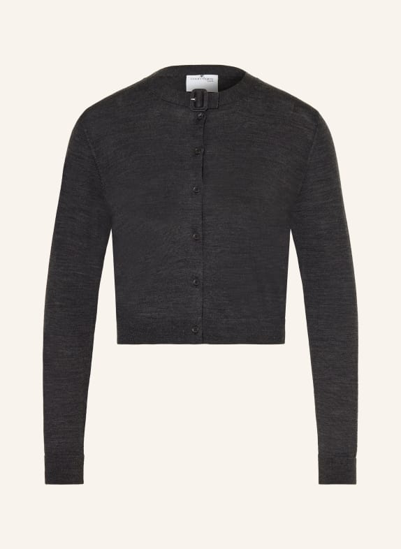 Courrèges Strickjacke aus Merinowolle DUNKELGRAU