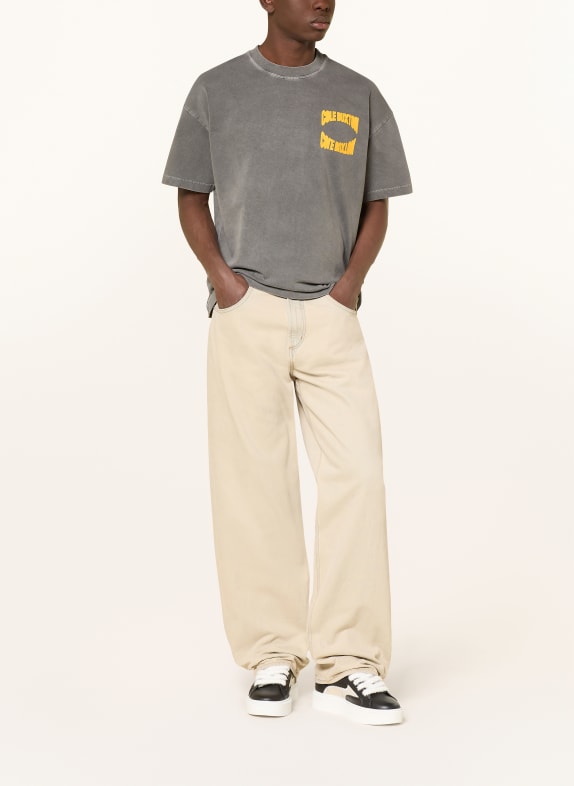 COLE BUXTON T-shirt GRIJS / GEEL