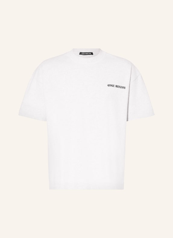 COLE BUXTON Tričko SVĚTLE ŠEDÁ / ČERNÁ