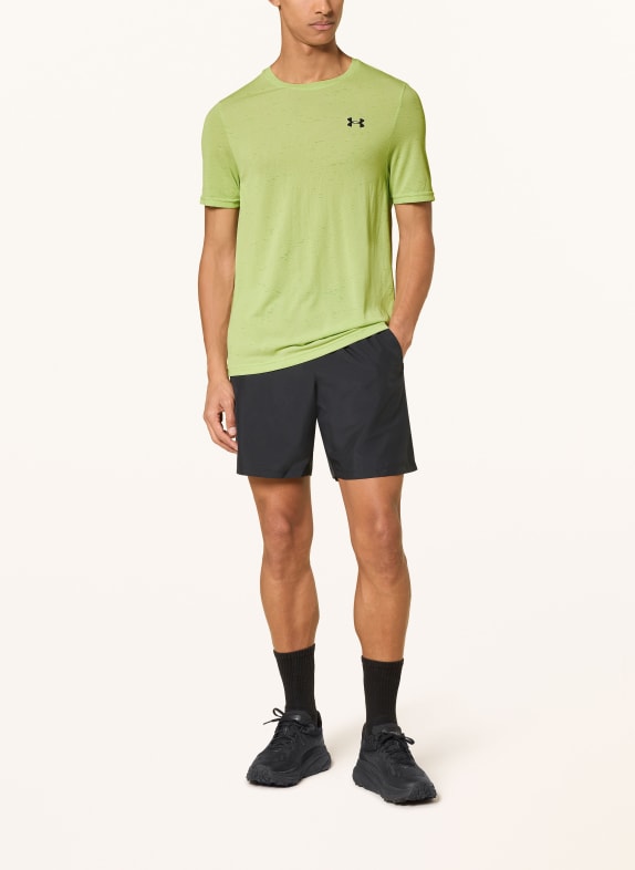 UNDER ARMOUR T-shirt UA VANISH SEAMLESS NEONGROEN
