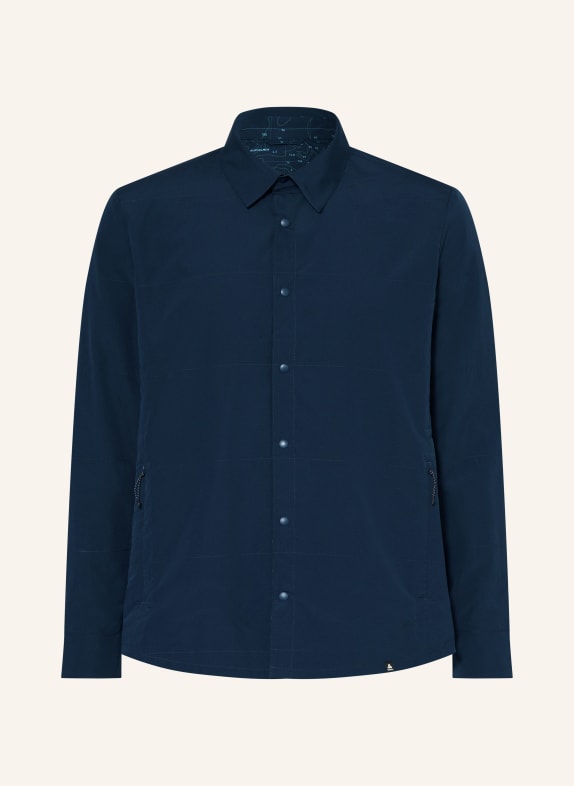 odlo TRANSITION INSULATED Reversible Overshirt DARK BLUE / LIGHT BLUE